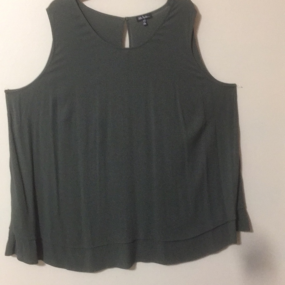 Long Flowing Tank With Flutter Hem